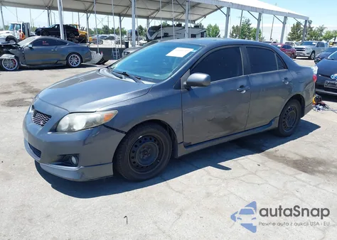 2009 Toyota Corolla S z USA, uszkodzony, nr VIN 2T1BU40E19C079438